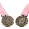 Medaglia con incisione della gara della maratona mondiale di Chicago New York City