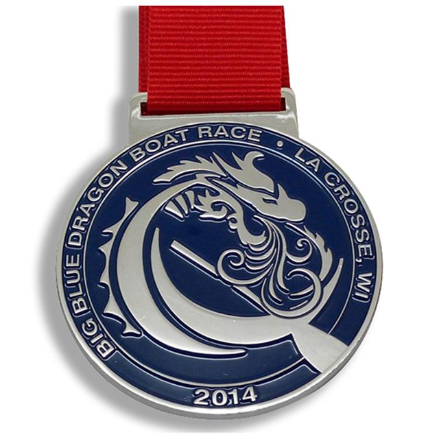 Medaglia in metallo con smalto morbido Dargon Boat Award