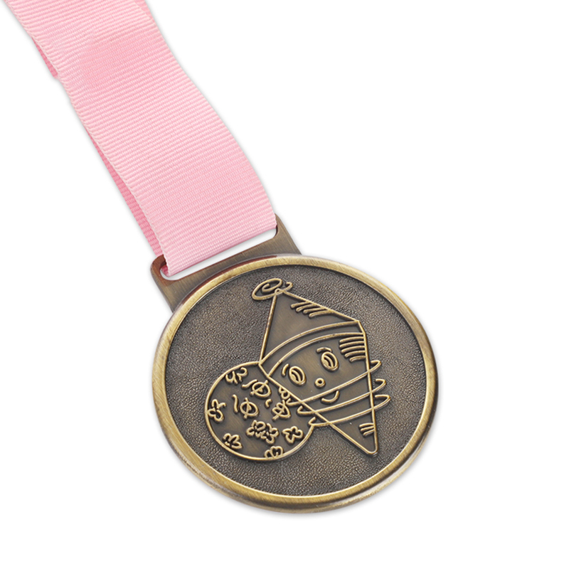 Medaglia con incisione della gara della maratona mondiale di Chicago New York City