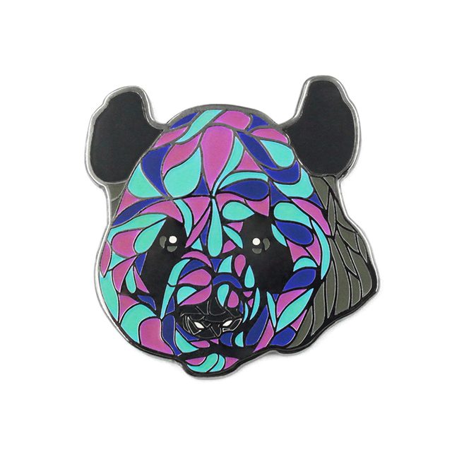 Spilla da bavero in smalto morbido, duro e carino dal design gratuito