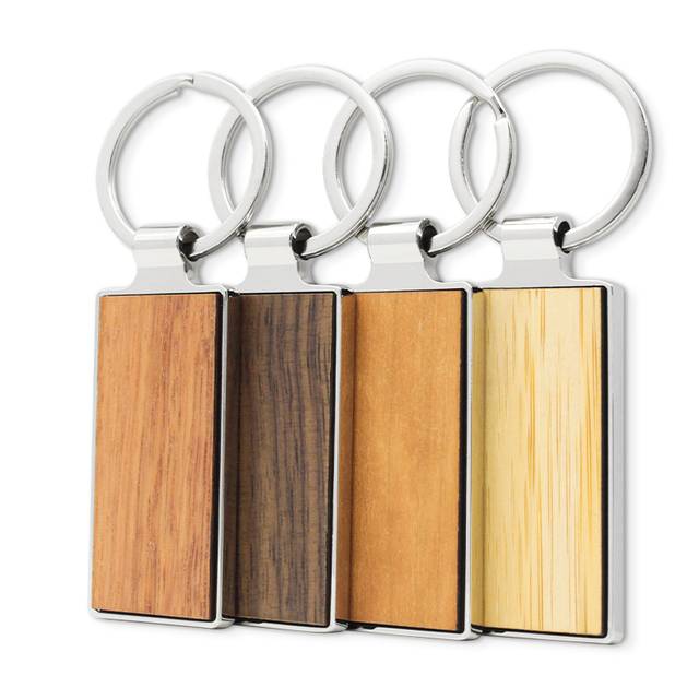 Portachiavi Portachiavi in ​​​​legno di legno incisi al laser creativi