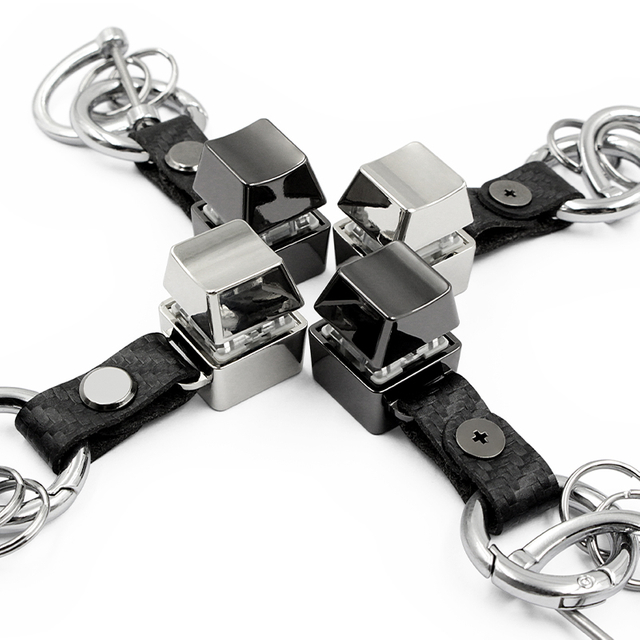 Portachiavi personalizzato con interruttore a clic, tastiera meccanica, chiave Fidget