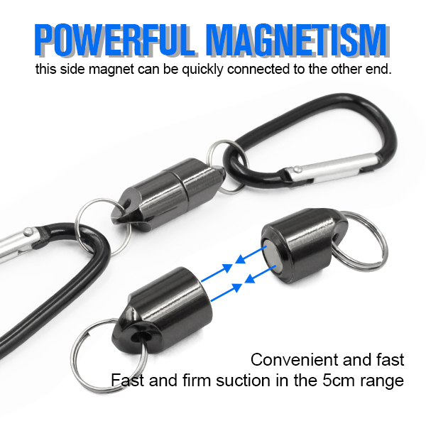 Portachiavi magnetico a sgancio rapido personalizzato per coppia forte 